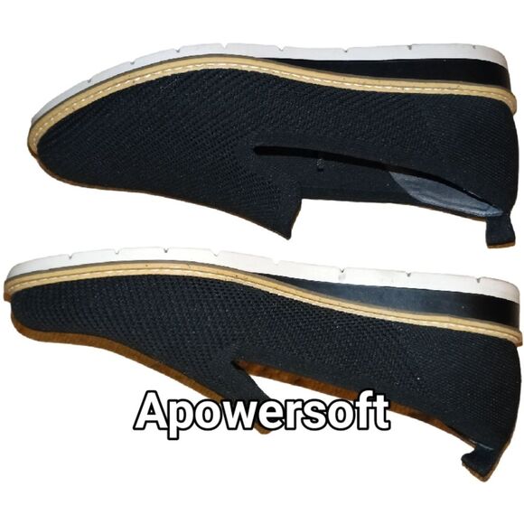 Black Slip On Loafers - Picture 8 of 8